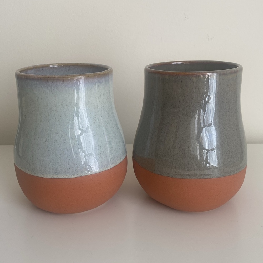 Ashland Floral Container Ceramic Vase Set of 2